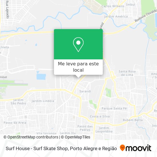 Surf House - Surf Skate Shop mapa