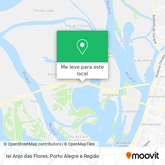 Iei Anjo das Flores mapa