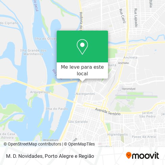 M. D. Novidades mapa