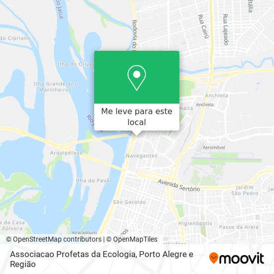 Associacao Profetas da Ecologia mapa