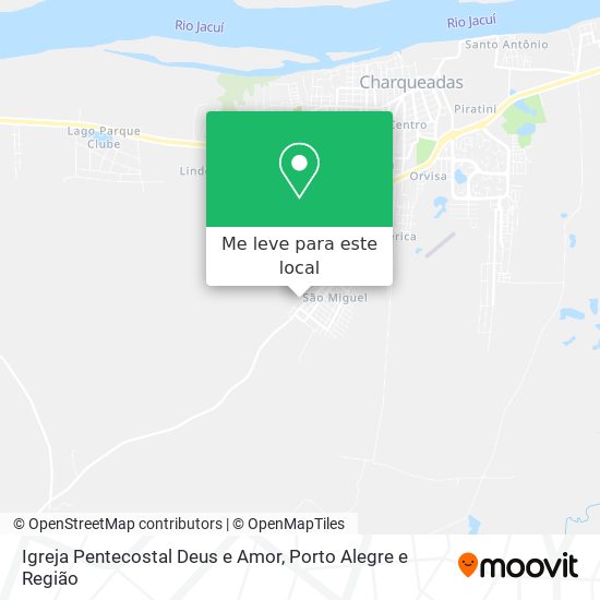 Igreja Pentecostal Deus e Amor mapa