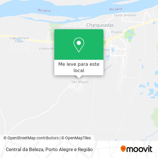 Central da Beleza mapa