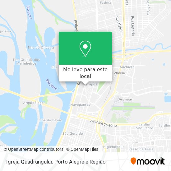 Igreja Quadrangular mapa