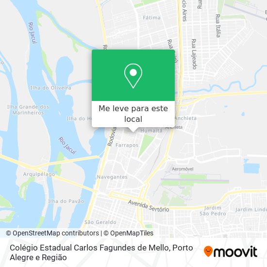 Colégio Estadual Carlos Fagundes de Mello mapa