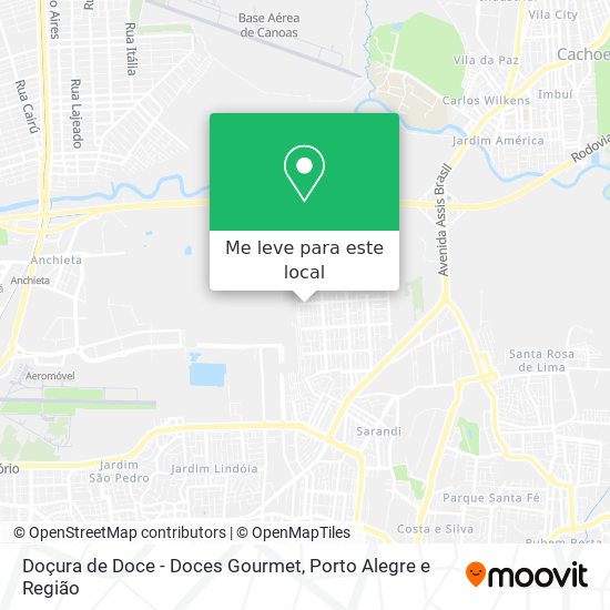 Doçura de Doce - Doces Gourmet mapa