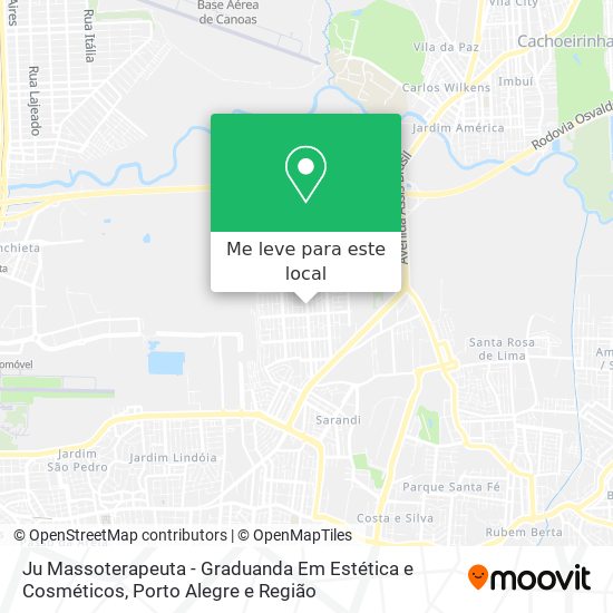 Ju Massoterapeuta - Graduanda Em Estética e Cosméticos mapa