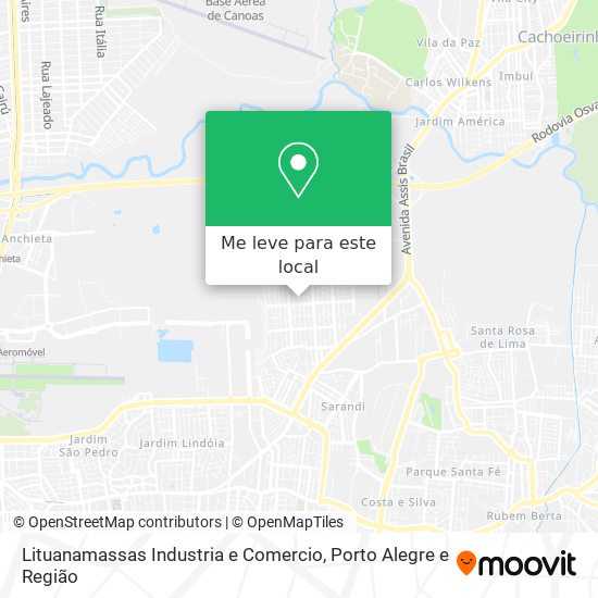 Lituanamassas Industria e Comercio mapa