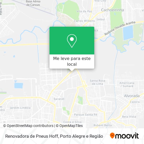 Renovadora de Pneus Hoff mapa