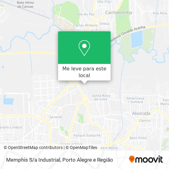 Memphis S/a Industrial mapa