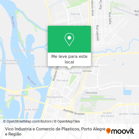 Vico Industria e Comercio de Plasticos mapa