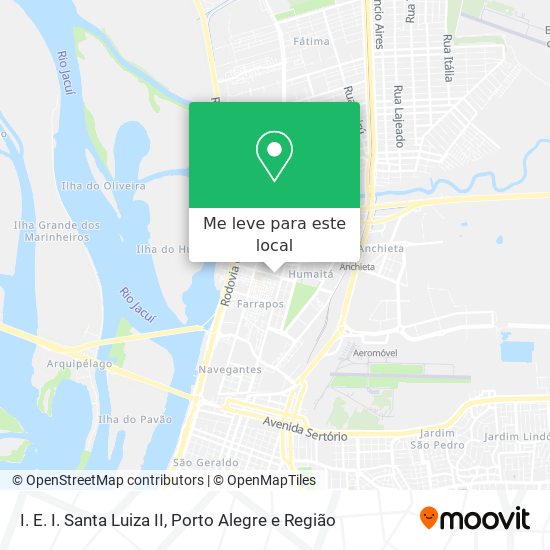 I. E. I. Santa Luiza II mapa