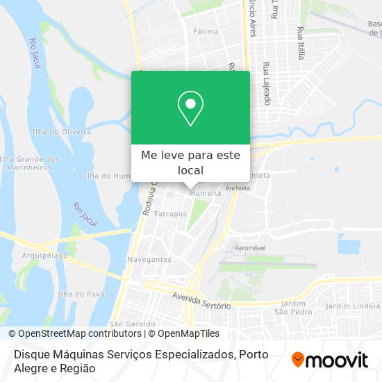 Disque Máquinas Serviços Especializados mapa