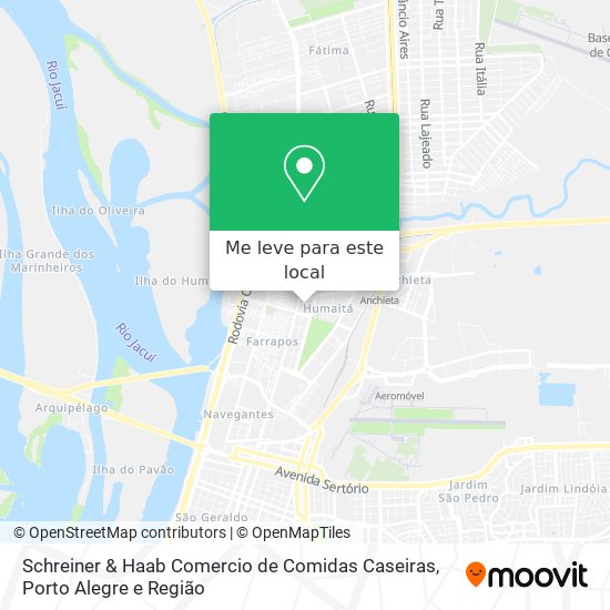 Schreiner & Haab Comercio de Comidas Caseiras mapa