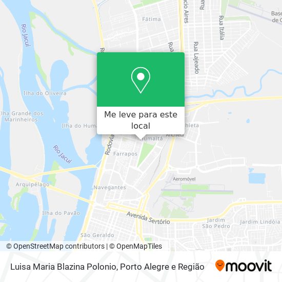 Luisa Maria Blazina Polonio mapa