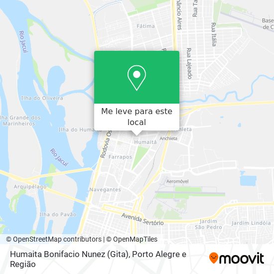 Humaita Bonifacio Nunez (Gita) mapa