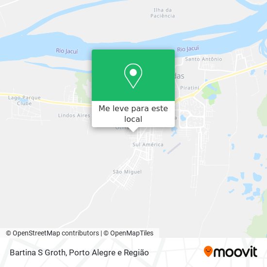 Bartina S Groth mapa