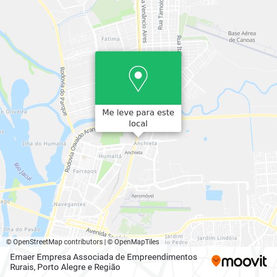 Emaer Empresa Associada de Empreendimentos Rurais mapa