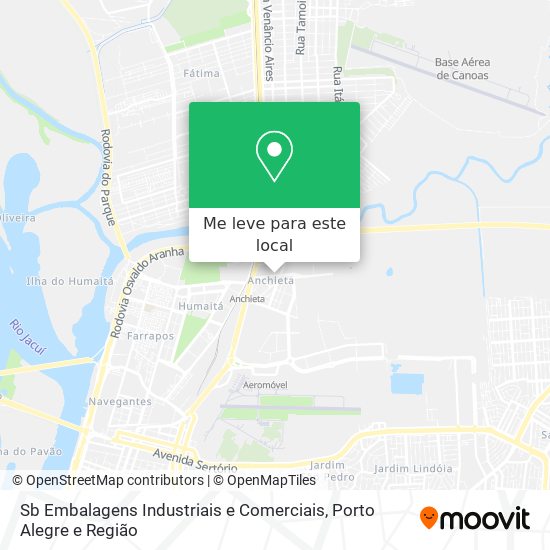 Sb Embalagens Industriais e Comerciais mapa
