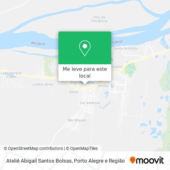 Ateliê Abigail Santos Bolsas mapa