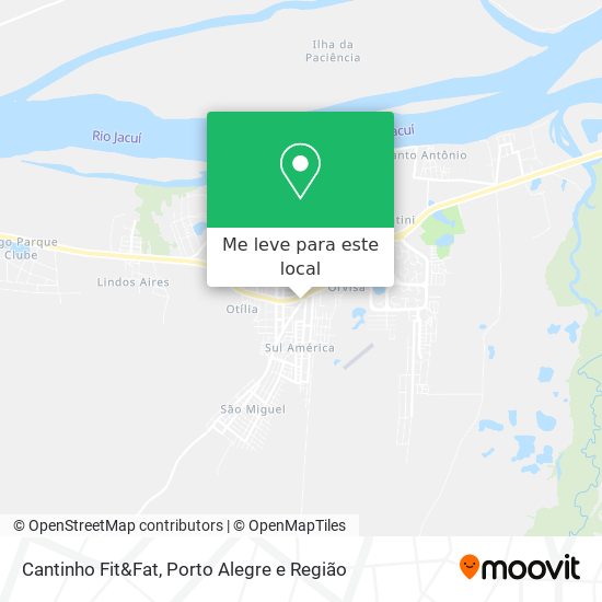Cantinho Fit&Fat mapa