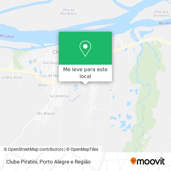 Clube Piratini mapa