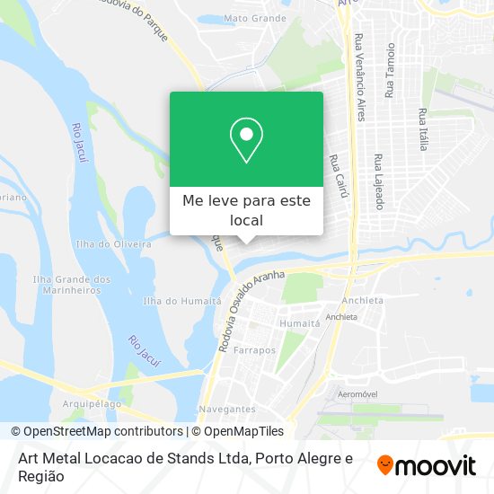Art Metal Locacao de Stands Ltda mapa