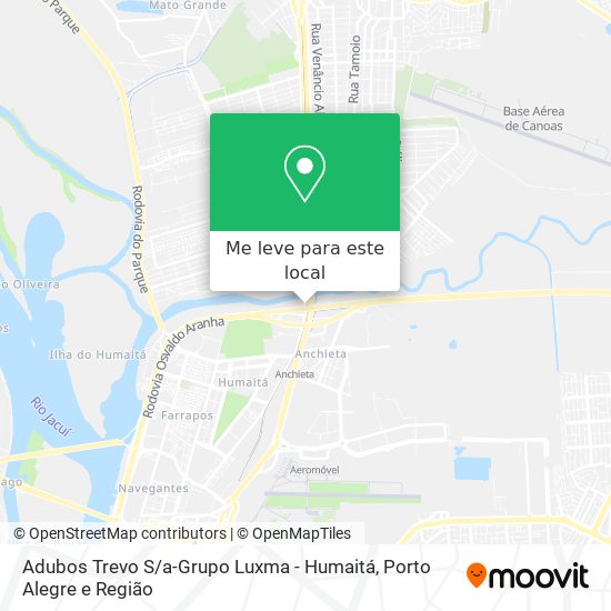 Adubos Trevo S / a-Grupo Luxma - Humaitá mapa