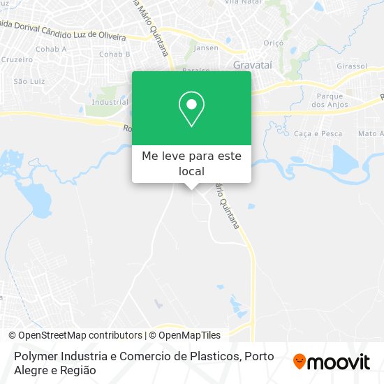 Polymer Industria e Comercio de Plasticos mapa