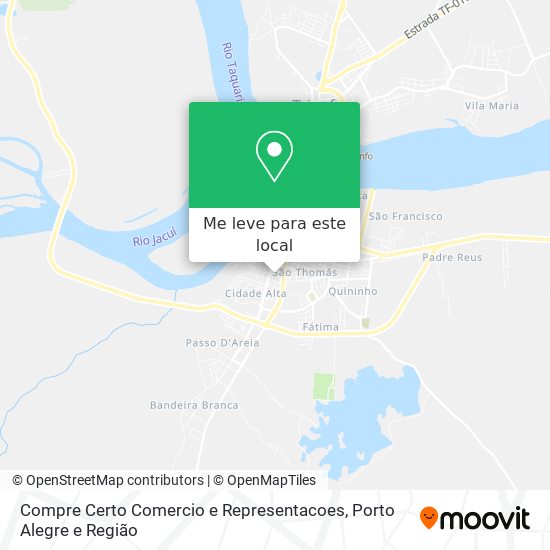 Compre Certo Comercio e Representacoes mapa