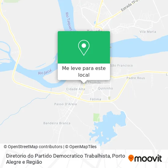 Diretorio do Partido Democratico Trabalhista mapa