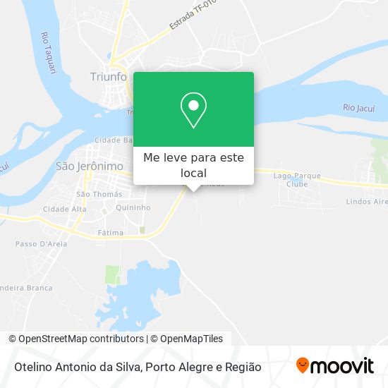 Otelino Antonio da Silva mapa