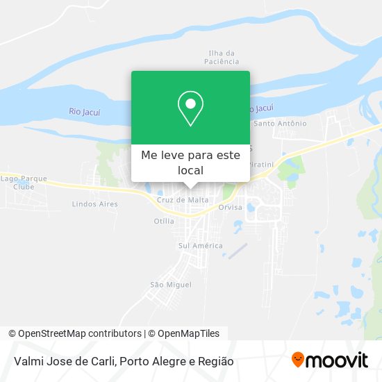 Valmi Jose de Carli mapa