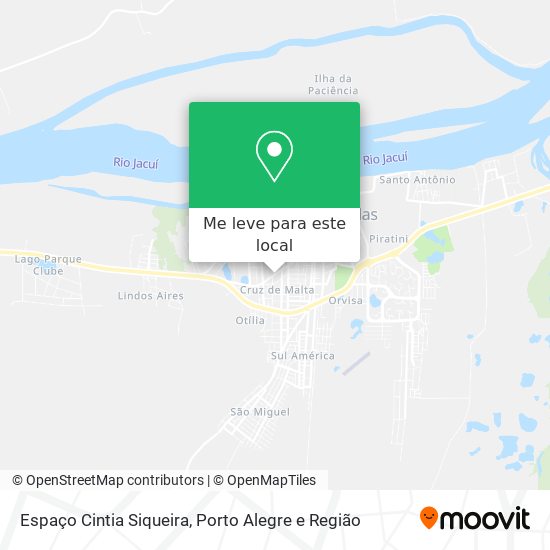 Espaço Cintia Siqueira mapa