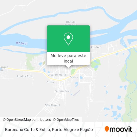 Barbearia Corte & Estilo mapa