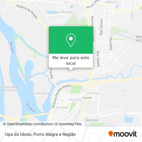 Upa do Idoso mapa