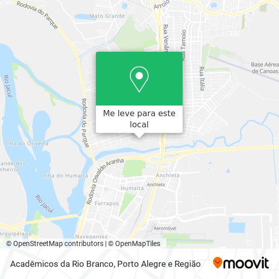 Acadêmicos da Rio Branco mapa