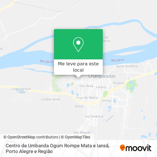 Centro de Umbanda Ogum Rompe Mata e Iansã mapa