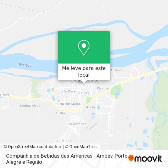 Companhia de Bebidas das Americas - Ambev mapa