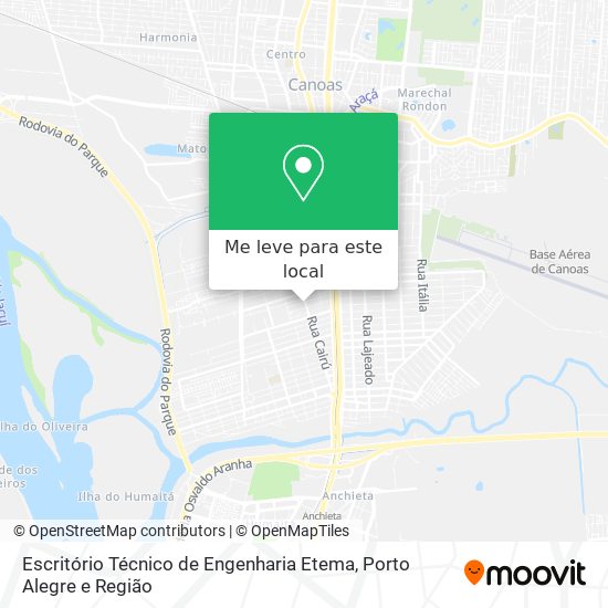 Escritório Técnico de Engenharia Etema mapa