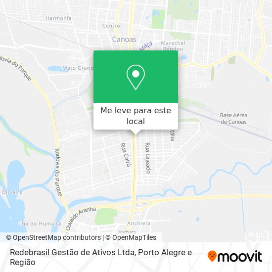 Redebrasil Gestão de Ativos Ltda mapa