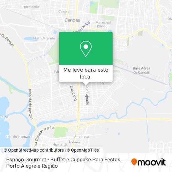 Espaço Gourmet - Buffet e Cupcake Para Festas mapa