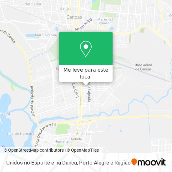 Unidos no Esporte e na Danca mapa