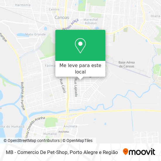 MB - Comercio De Pet-Shop mapa