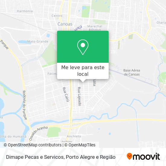 Dimape Pecas e Servicos mapa