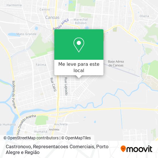 Castronovo, Representacoes Comerciais mapa