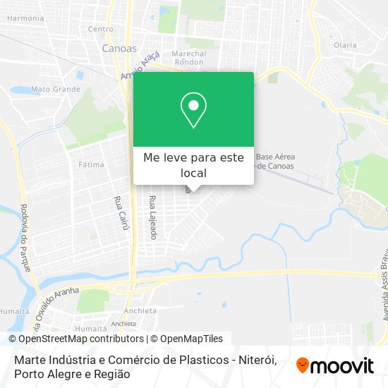 Marte Indústria e Comércio de Plasticos - Niterói mapa