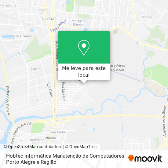 Hobtec Informática Manutenção de Computadores mapa