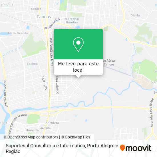 Suportesul Consultoria e Informática mapa