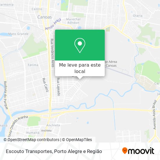 Escouto Transportes mapa