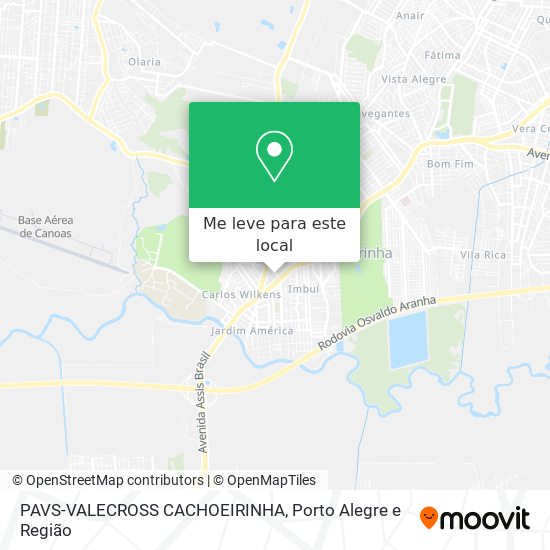 PAVS-VALECROSS CACHOEIRINHA mapa